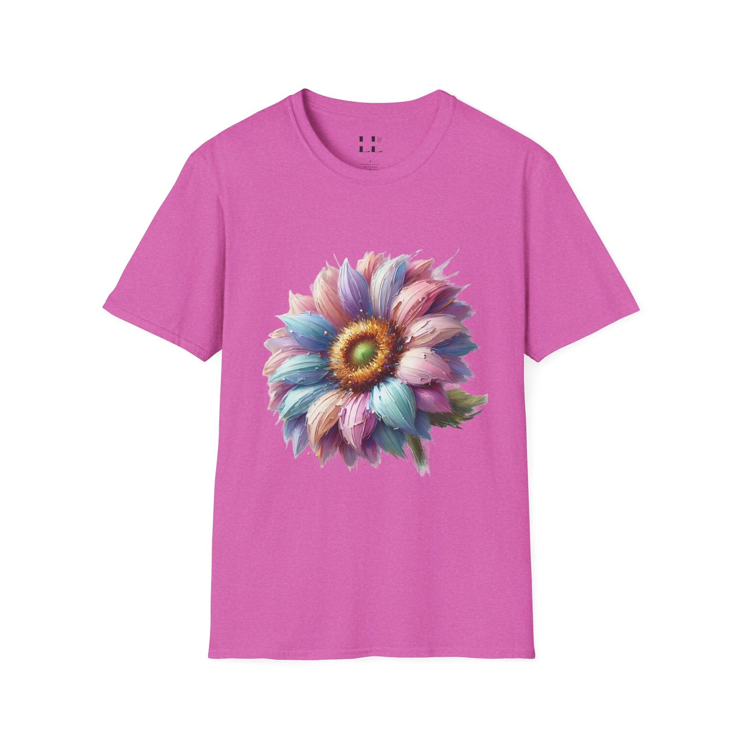 Vibrant Pastel Sunflower T-Shirt - Perfect for Spring and Summer Celebrations & Gift