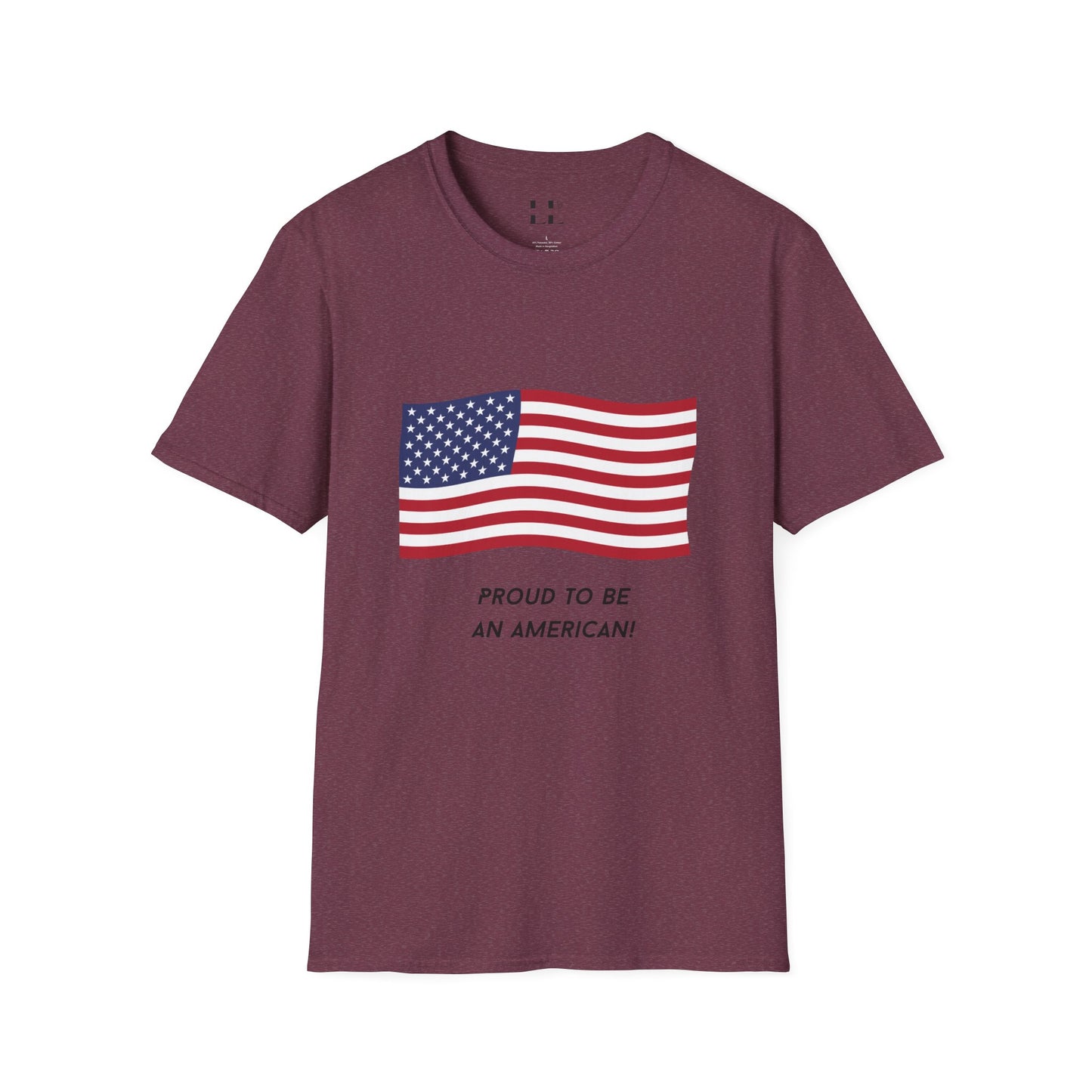 Proud to Be an American Unisex Softstyle T-Shirt - Celebrate Patriotism