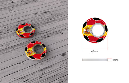 World Cup Fidget Spinner Keychain