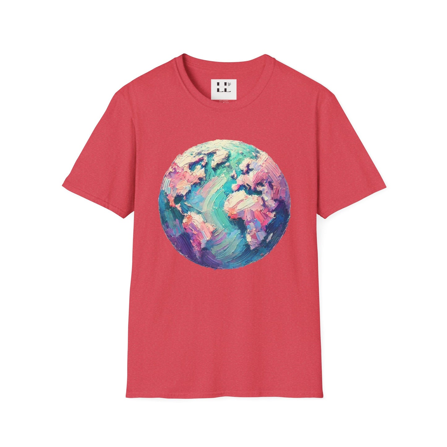 Vibrant Pastel Earth T-Shirt - Perfect for Spring and Summer Celebrations & Gift