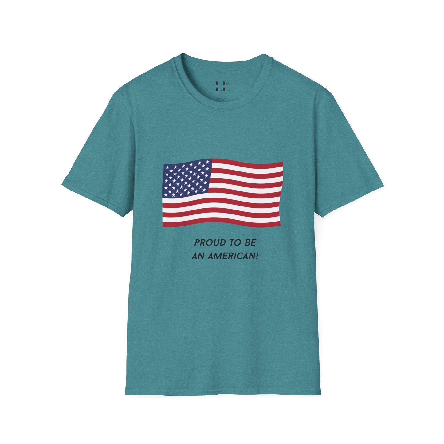 Proud to Be an American Unisex Softstyle T-Shirt - Celebrate Patriotism