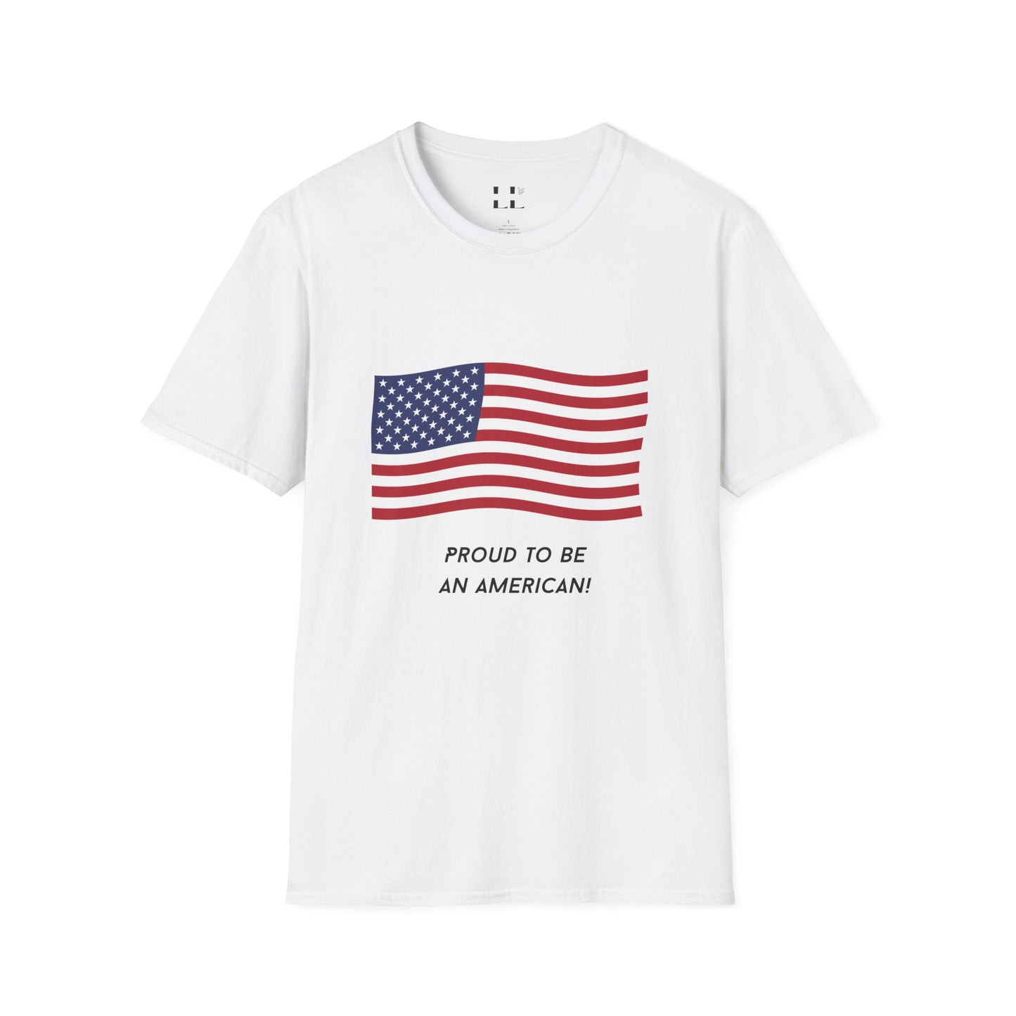 Proud to Be an American Unisex Softstyle T-Shirt - Celebrate Patriotism