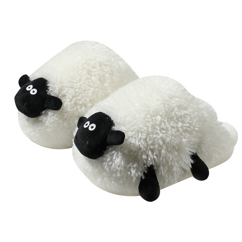 #37 - Cute Lamb Cotton Slippers Female Winter