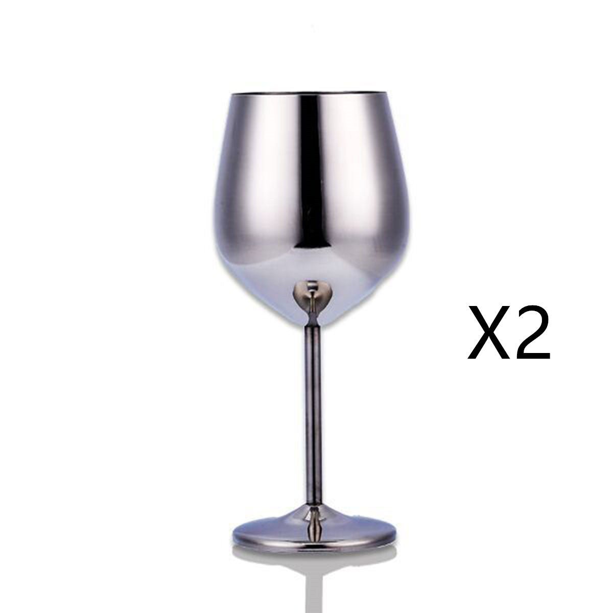 Stainless Steel Wine Goblets