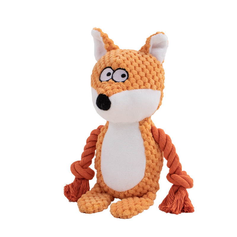 Tug and Squeak Dog Toy