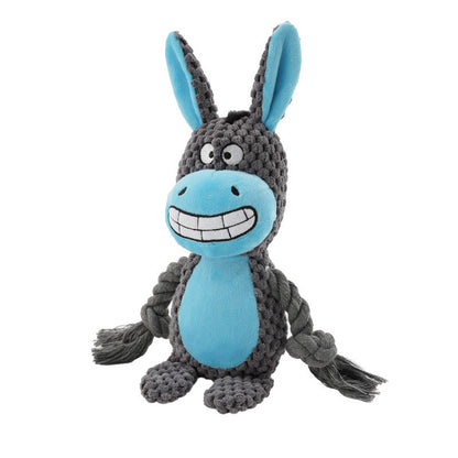 Tug and Squeak Dog Toy