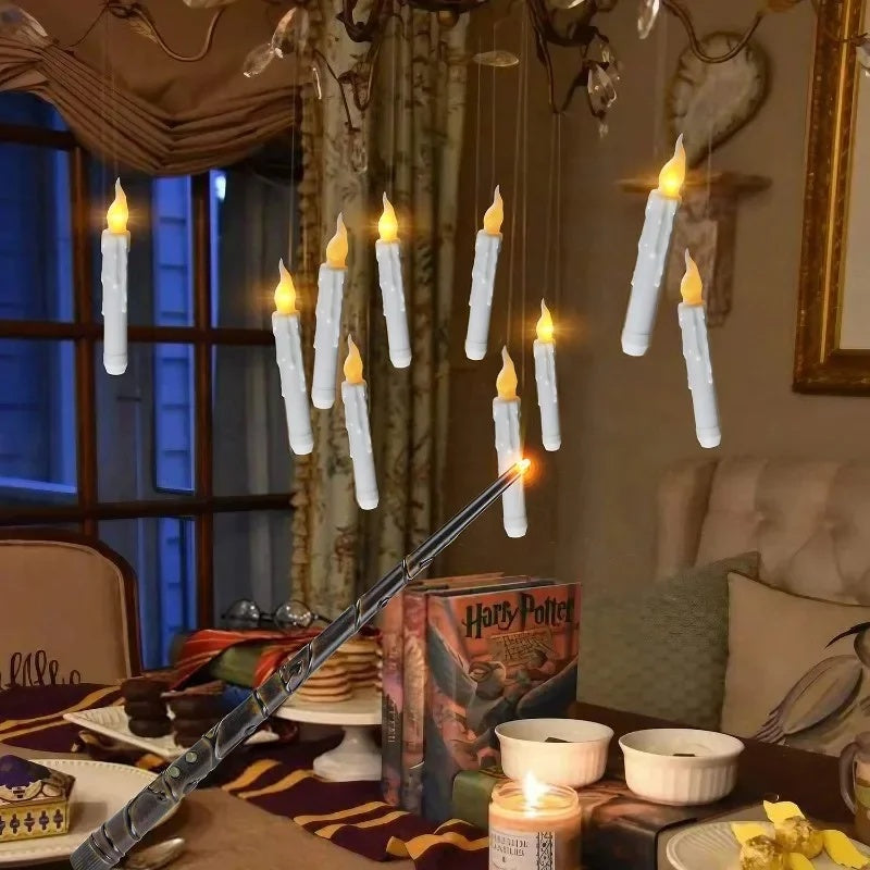 12pc Floating Halloween LED Candle Kit