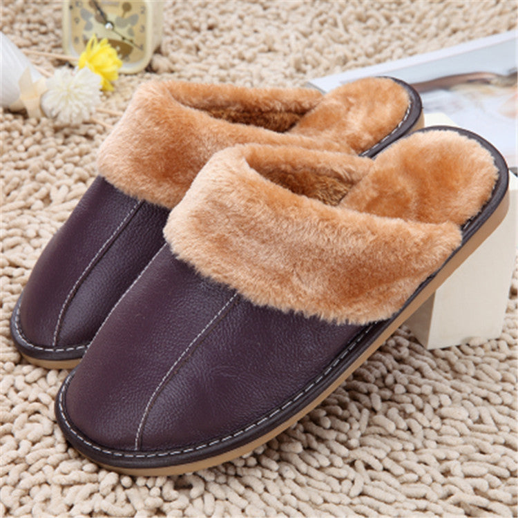 #17 - Unisex Leather Slippers