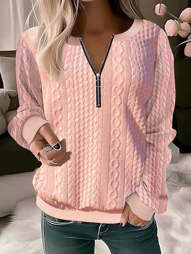 Women's Quarter Zip Sweater