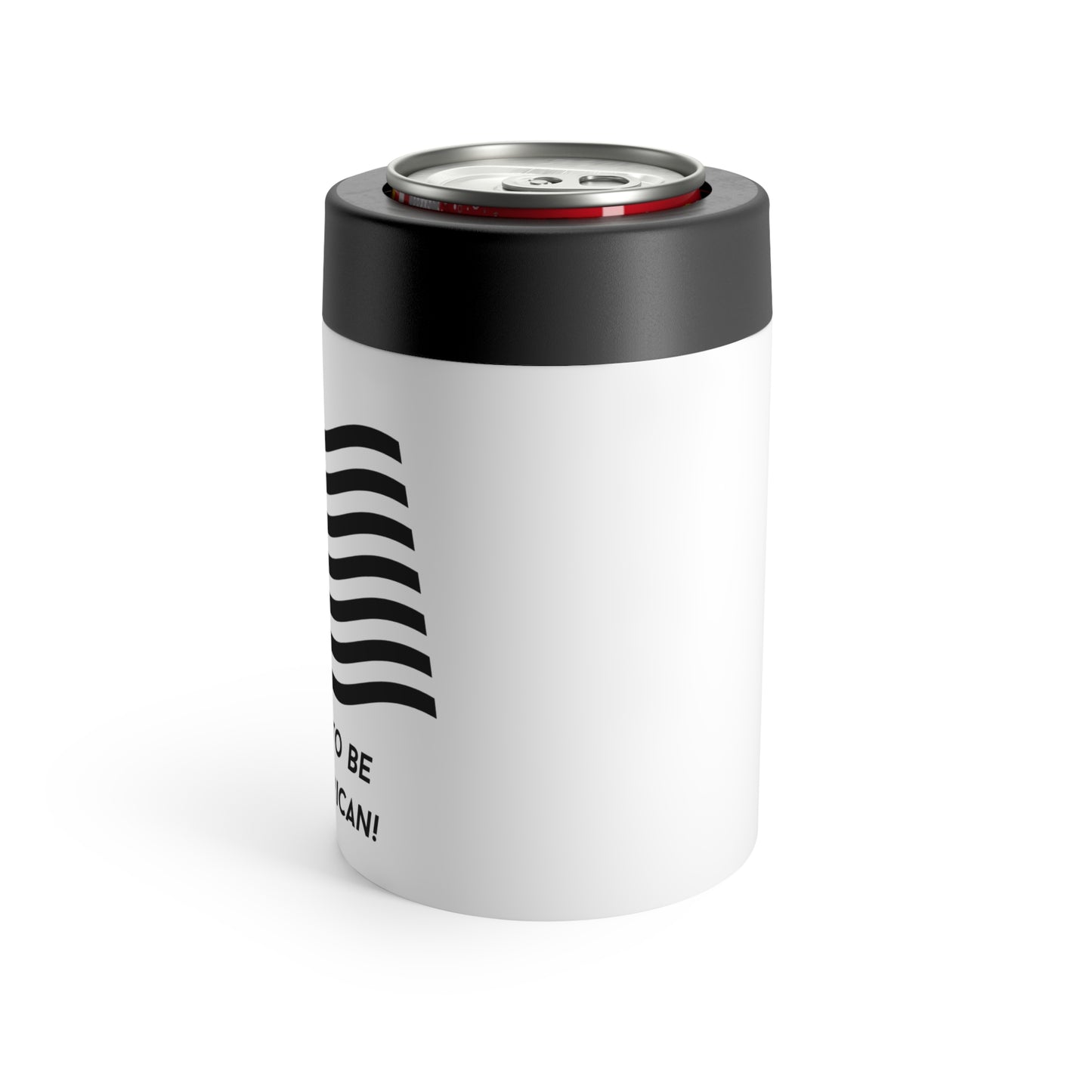 Patriotic Can Holder - Proud to Be an American! - Insulated Beverage Sleeve