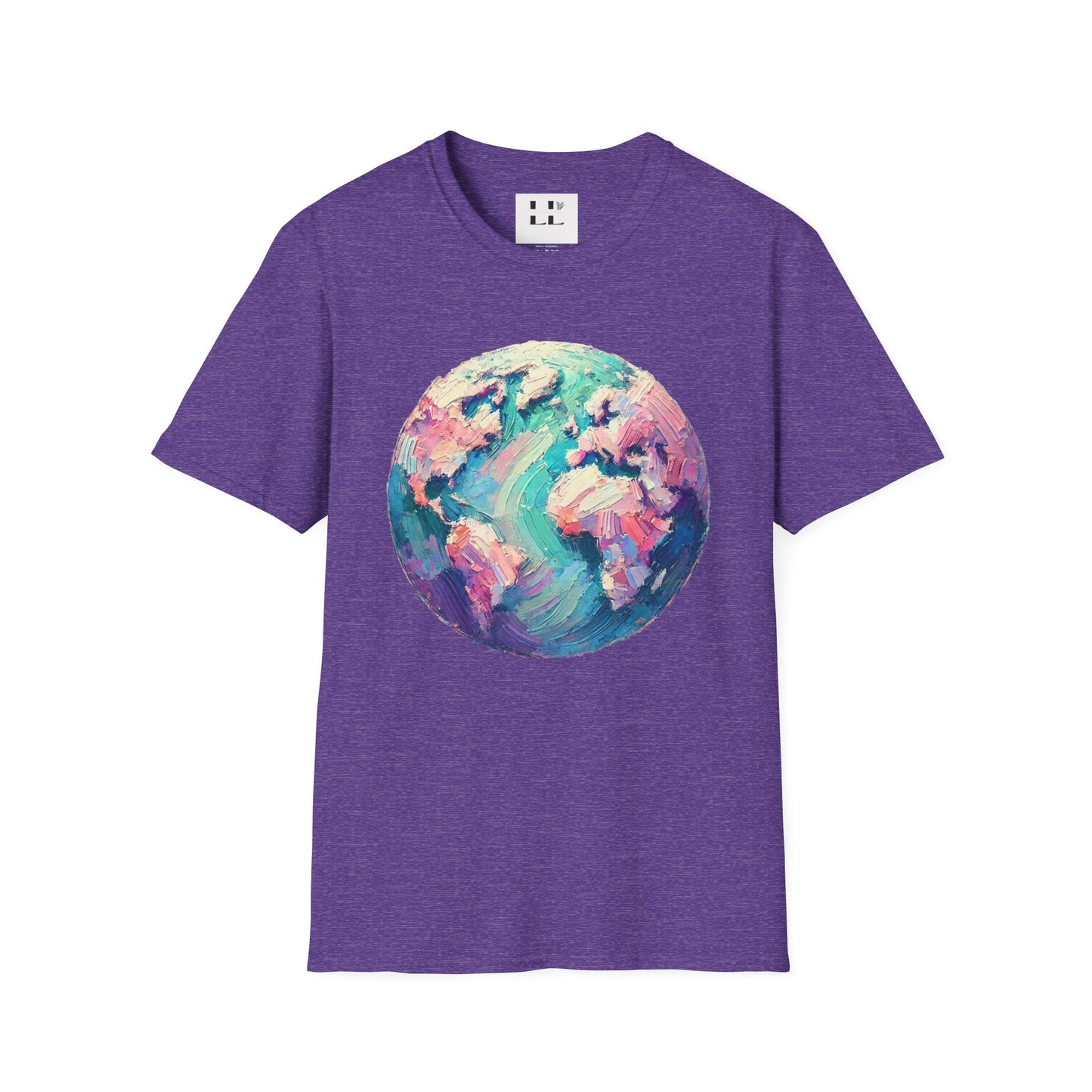Vibrant Pastel Earth T-Shirt - Perfect for Spring and Summer Celebrations & Gift