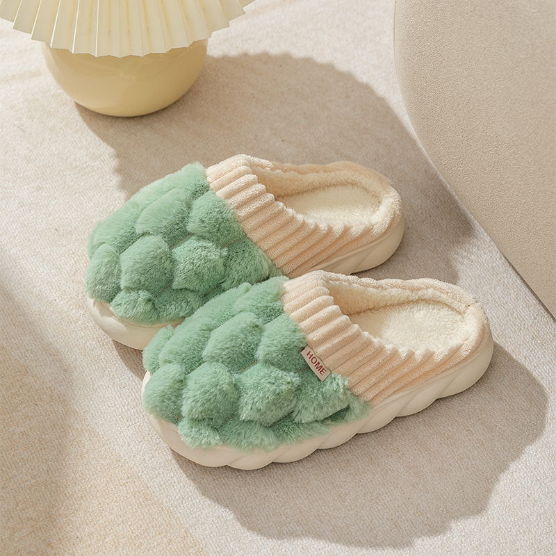 #1 - Non-Slip Women's Cotton Slippers