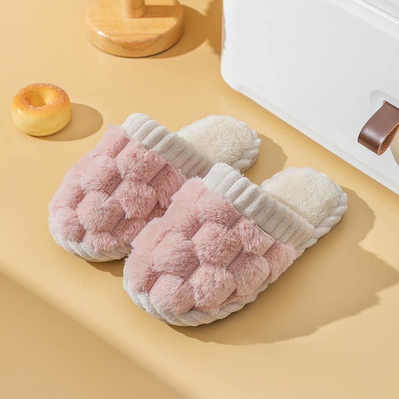 #1 - Non-Slip Women's Cotton Slippers