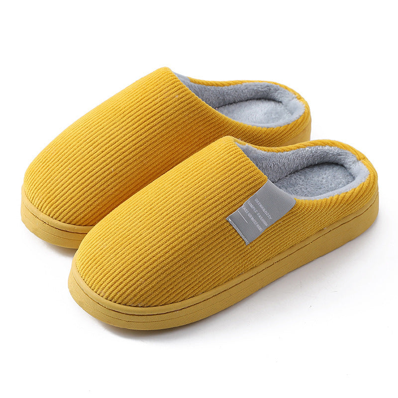 #26 - Corduroy Anti-Slip Plush Slippers