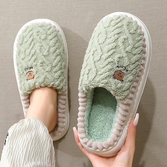 #45 - Thermal Cotton Slippers - Women's
