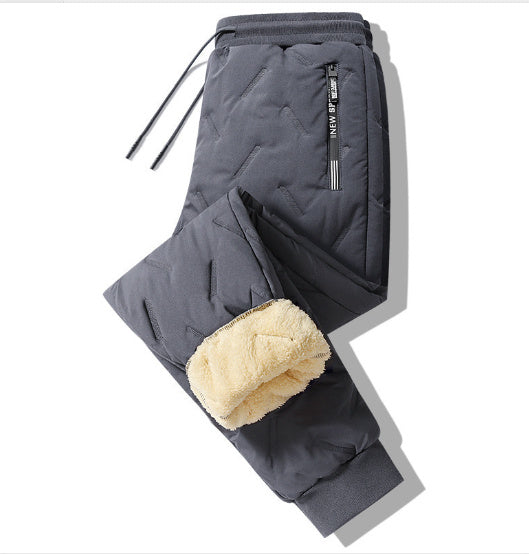 Men's Winter Plush Thick Fleece Thermal Pants