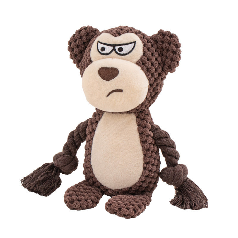 Tug and Squeak Dog Toy