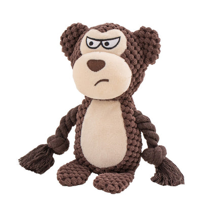 Tug and Squeak Dog Toy