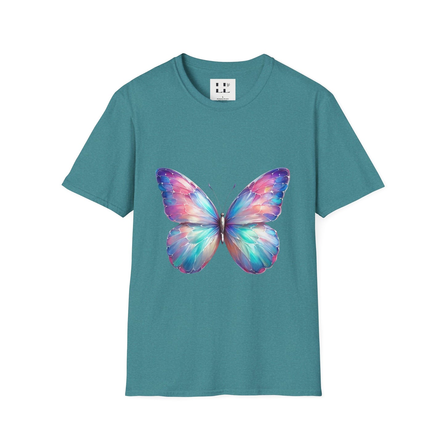 Vibrant Pastel Butterfly T-Shirt - Perfect for Spring and Summer Celebrations & Gift