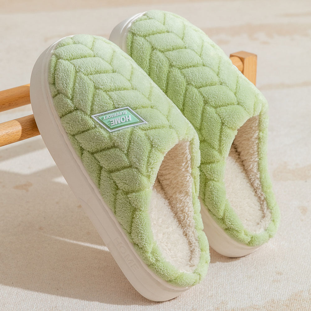 #21 - Women's Non-Slip Thick Soled Plush Slippers