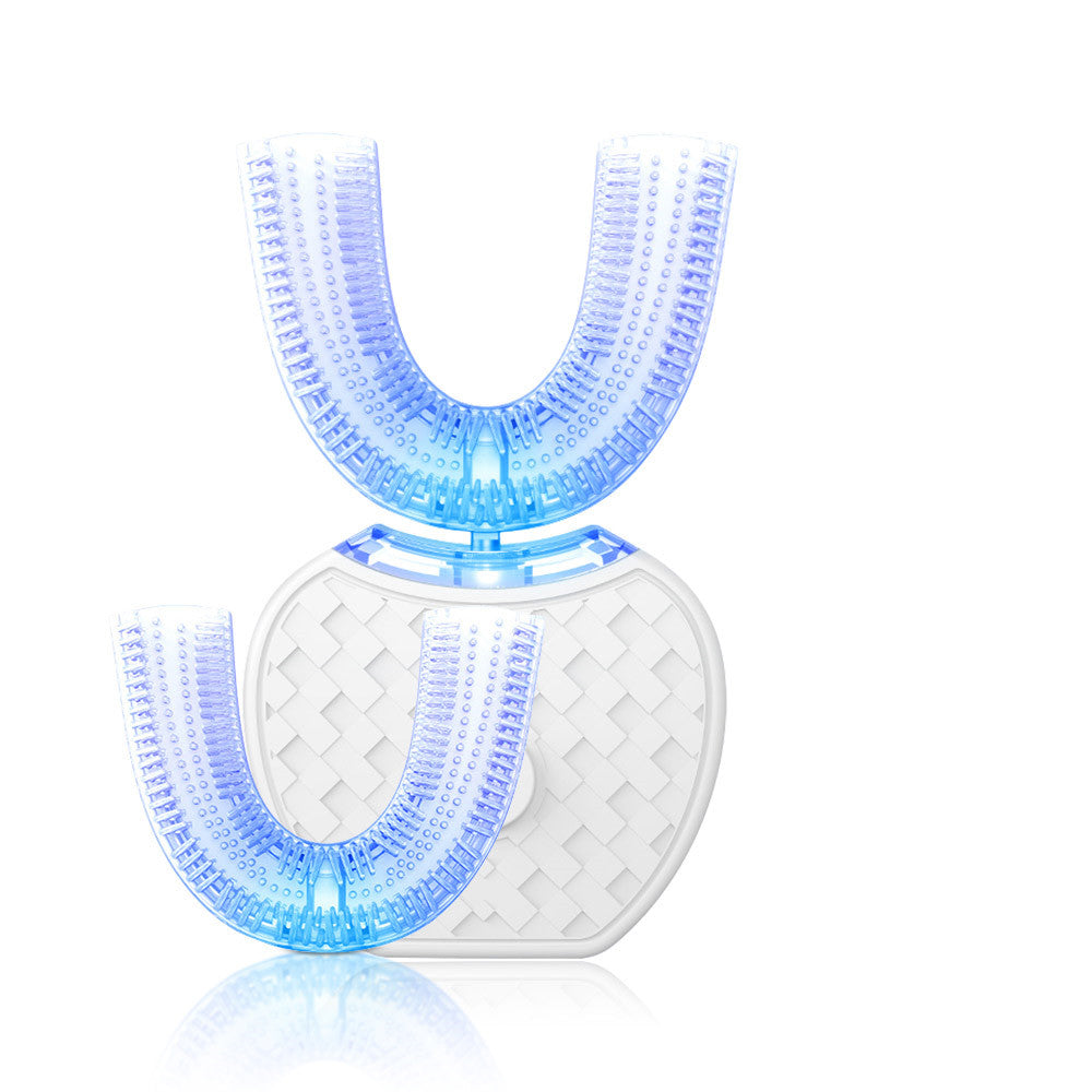 360° Automatic Toothbrush with Whitening Blue Light
