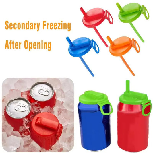 Soda Can Covers w / Straw