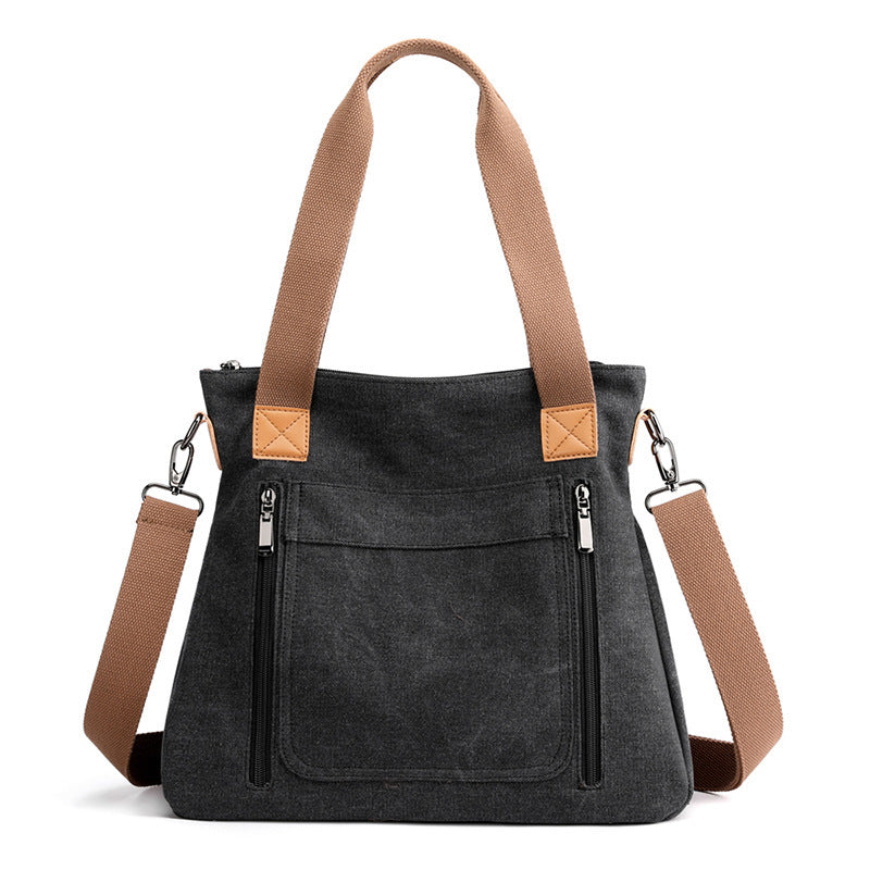 Women Large Canvas Shoulder Bag