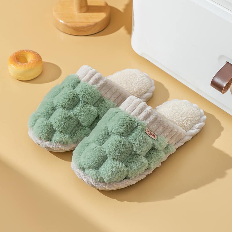 #1 - Non-Slip Women's Cotton Slippers