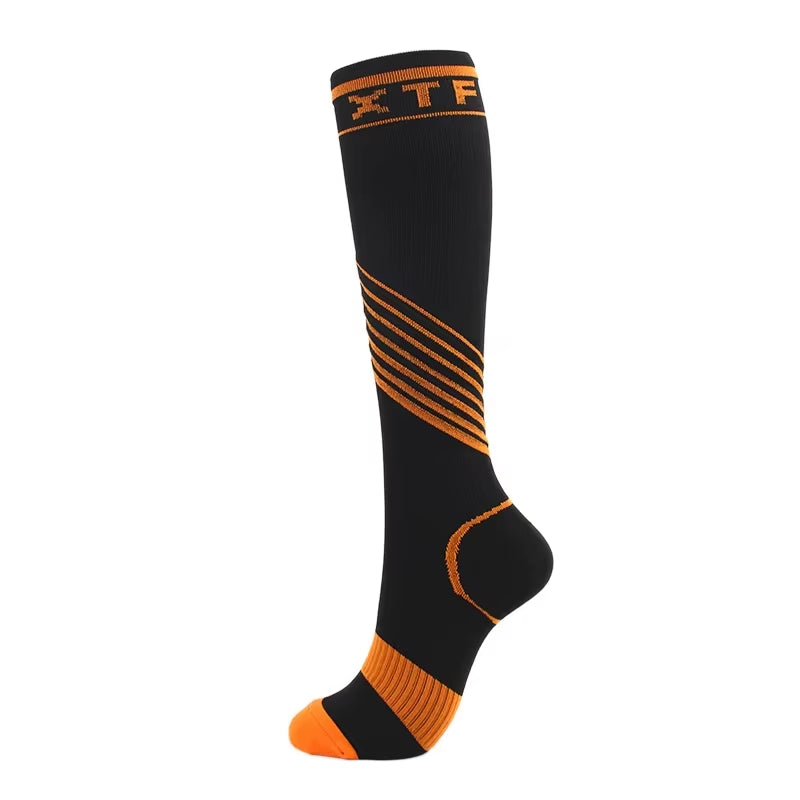Compression Socks Varicose Diabetes Pregnancy 20-30Mmhg Sports Socks Gym Outdoor Marathon Fitness Football Cycling Elastic Socks