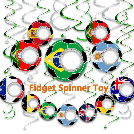 World Cup Fidget Spinner Keychain