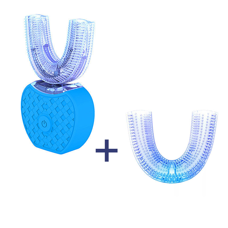 360° Automatic Toothbrush with Whitening Blue Light