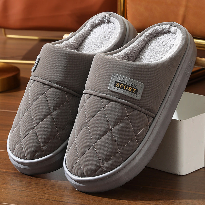 #23 - Men's Plush Non-Slip Home Slippers