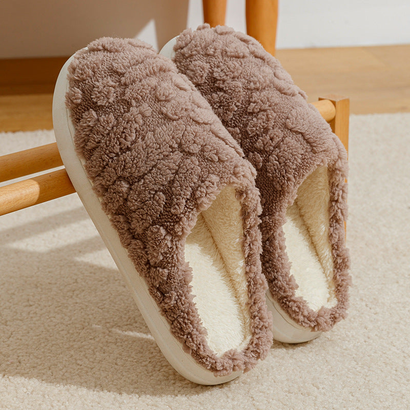 #20 Unisex Anti-Skid Plush Slippers