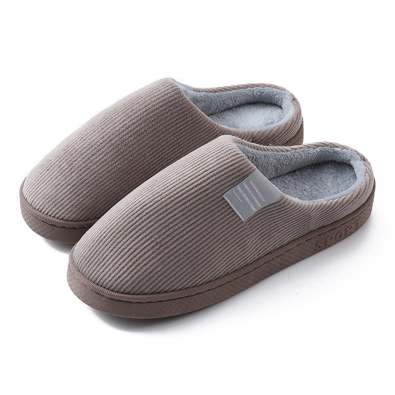 #26 - Corduroy Anti-Slip Plush Slippers