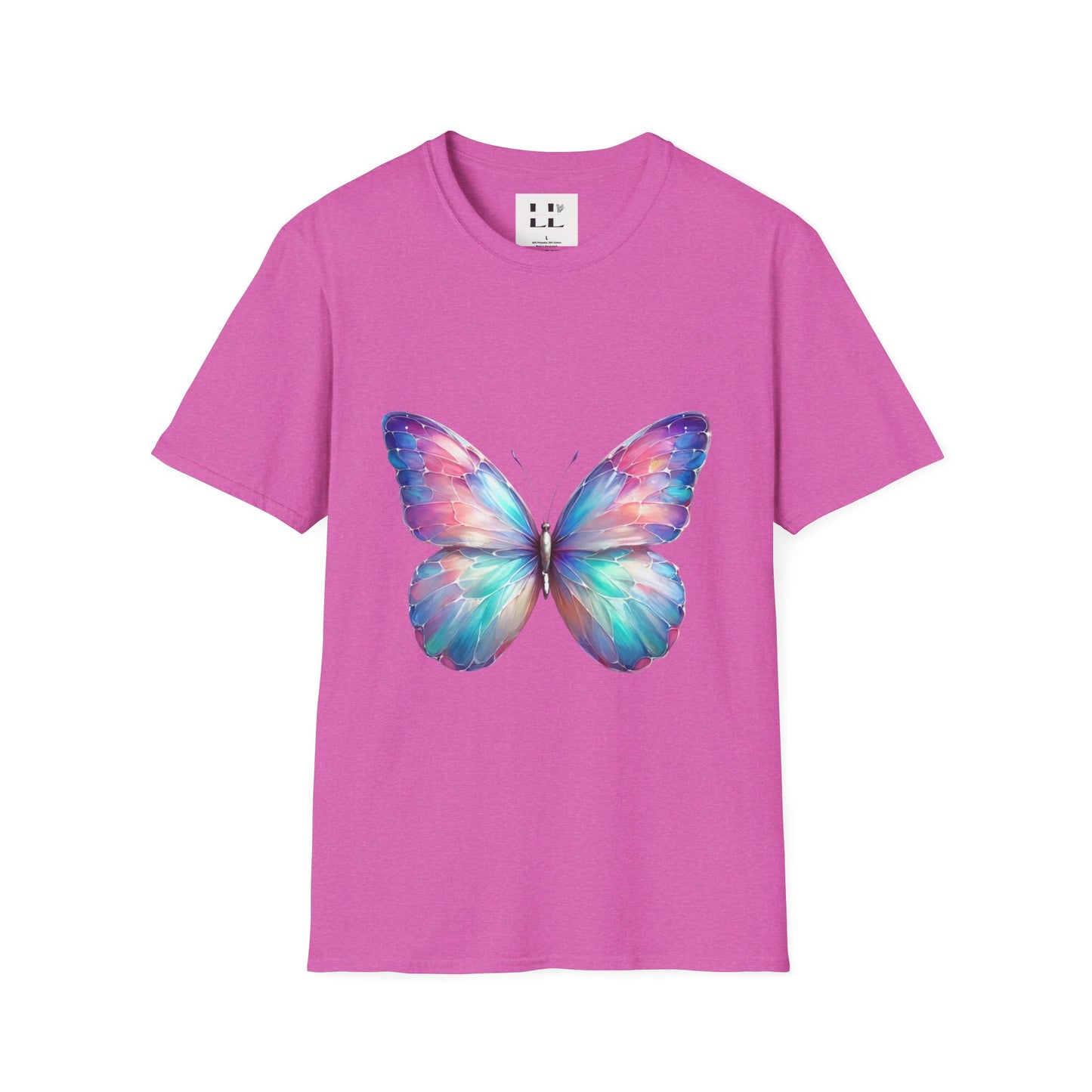 Vibrant Pastel Butterfly T-Shirt - Perfect for Spring and Summer Celebrations & Gift