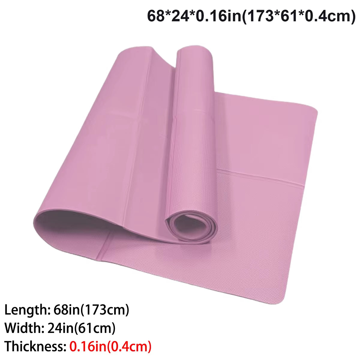 Foldable Yoga Mat Eco Friendly EVA Folding Travel Fitness Exercise Mat 3Mm/4Mm Thicknesses for Yoga Pilates & Floor Workouts