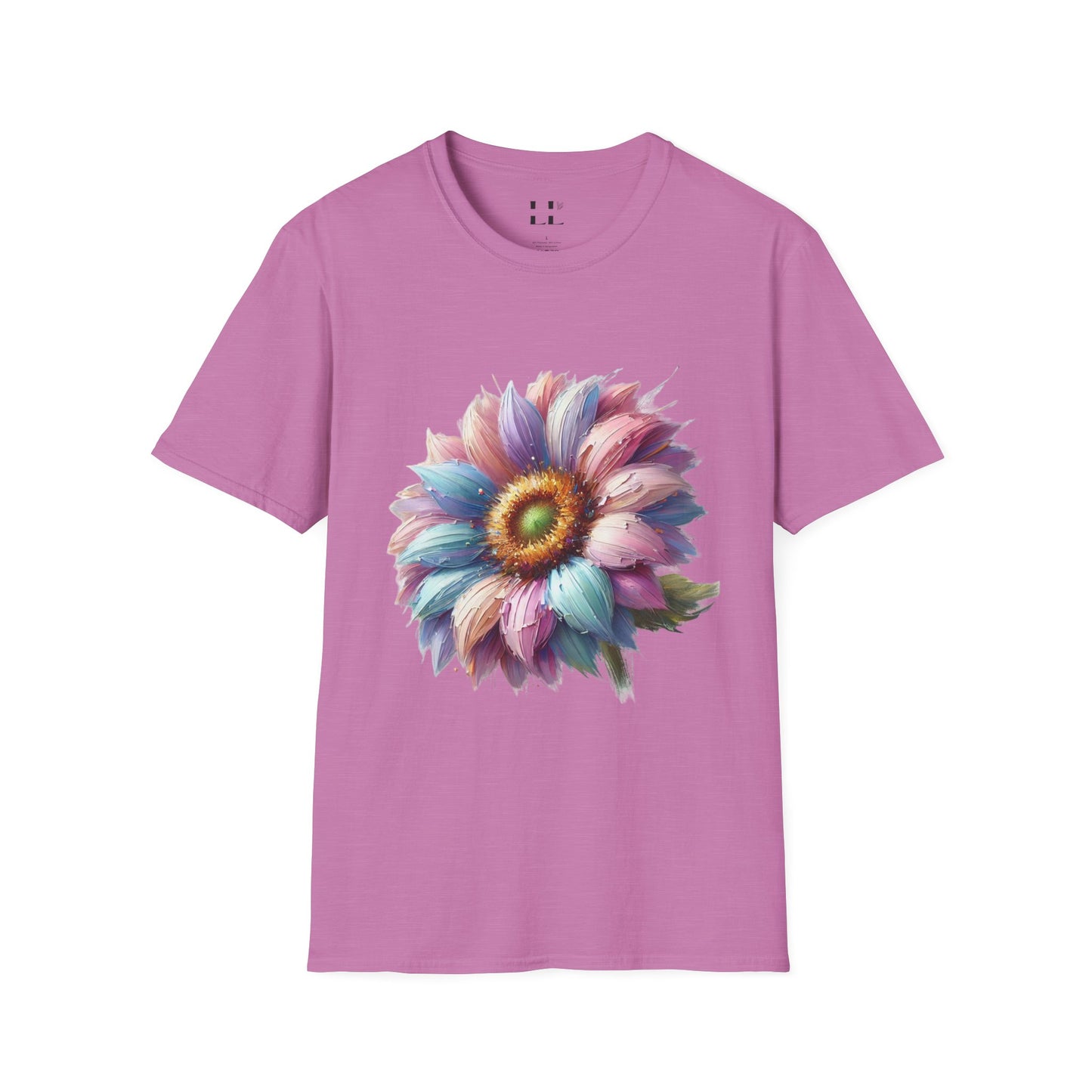 Vibrant Pastel Sunflower T-Shirt - Perfect for Spring and Summer Celebrations & Gift