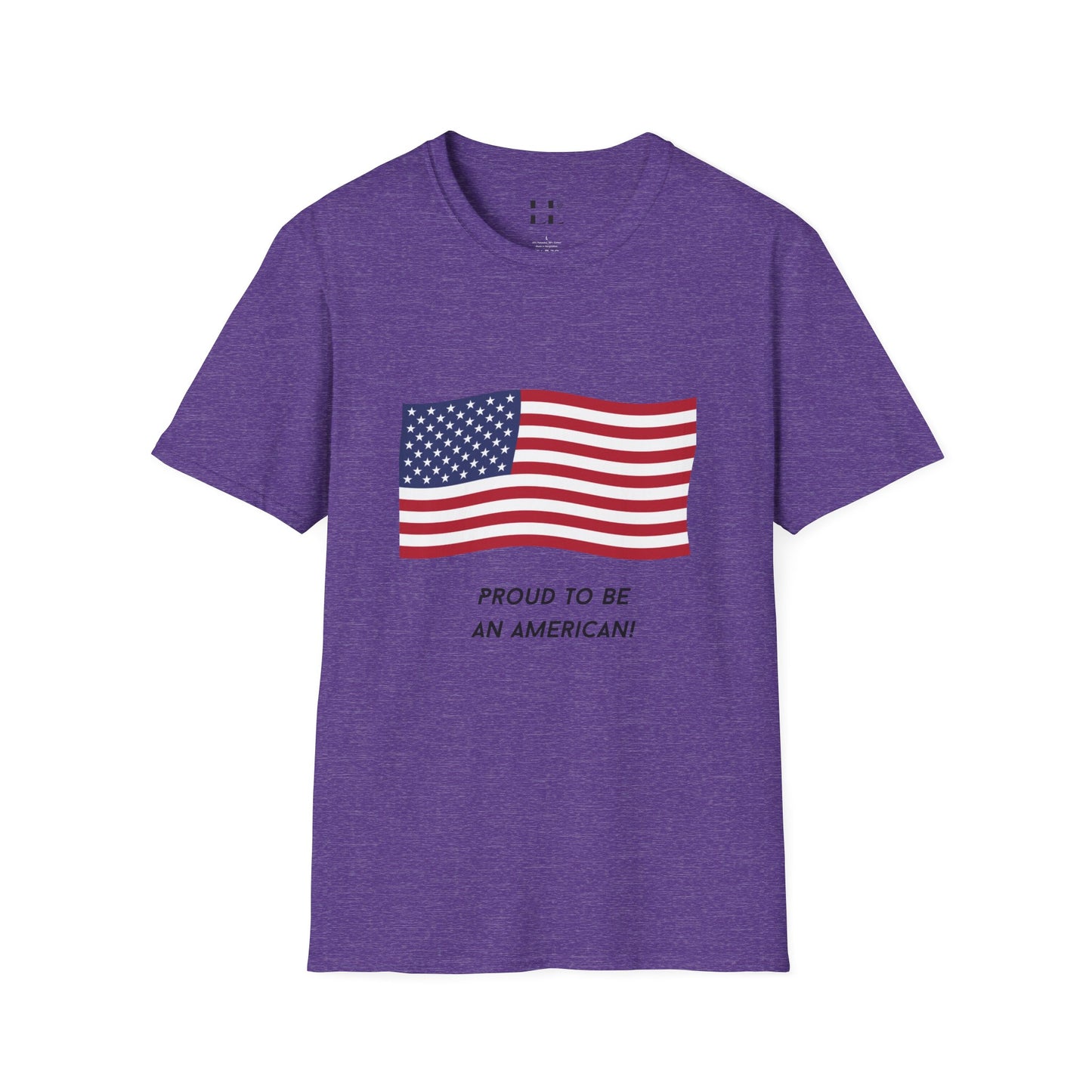 Proud to Be an American Unisex Softstyle T-Shirt - Celebrate Patriotism