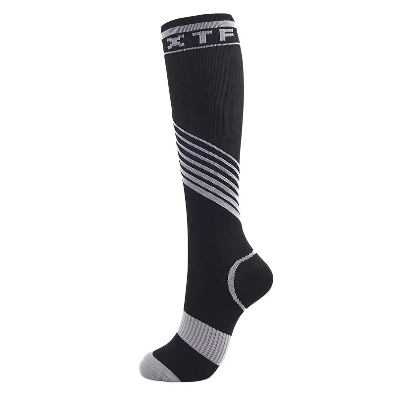 Compression Socks Varicose Diabetes Pregnancy 20-30Mmhg Sports Socks Gym Outdoor Marathon Fitness Football Cycling Elastic Socks