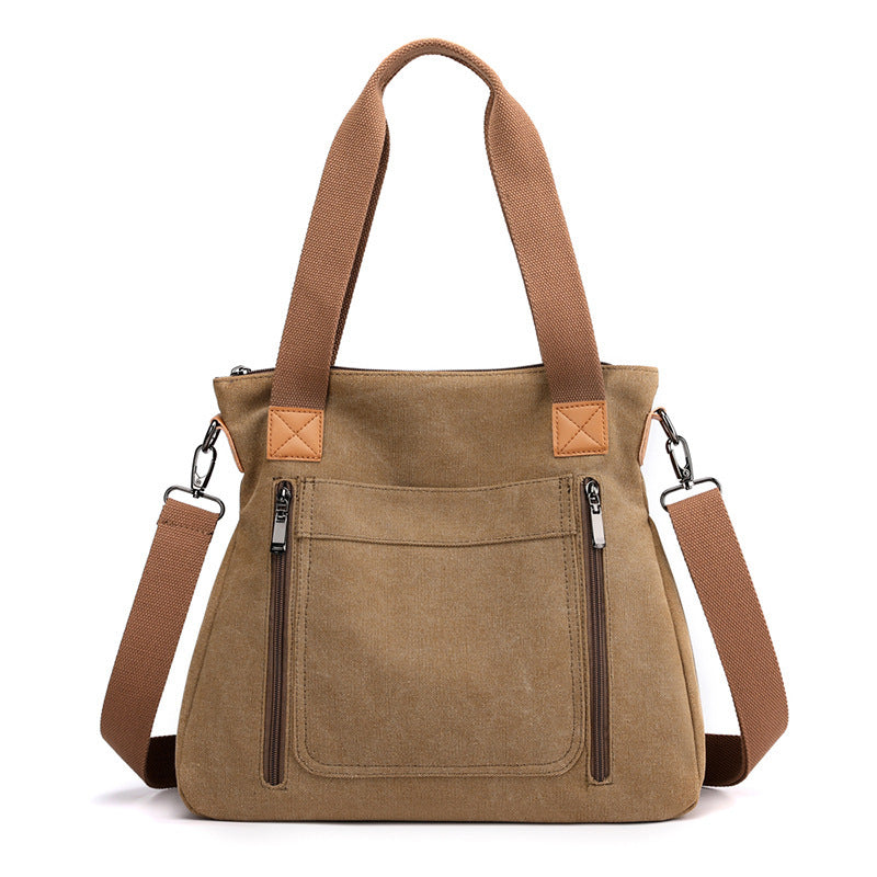 Women Large Canvas Shoulder Bag