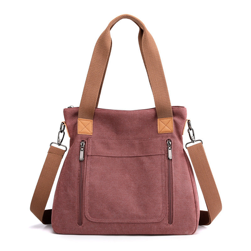 Women Large Canvas Shoulder Bag