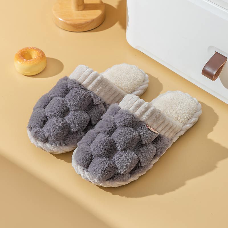#1 - Non-Slip Women's Cotton Slippers