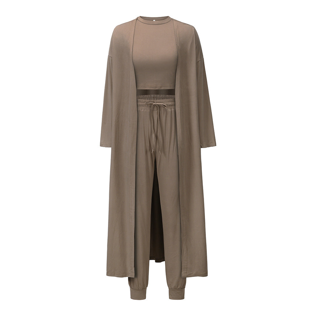 Women's Knitted Slim-Fit Sports Suit