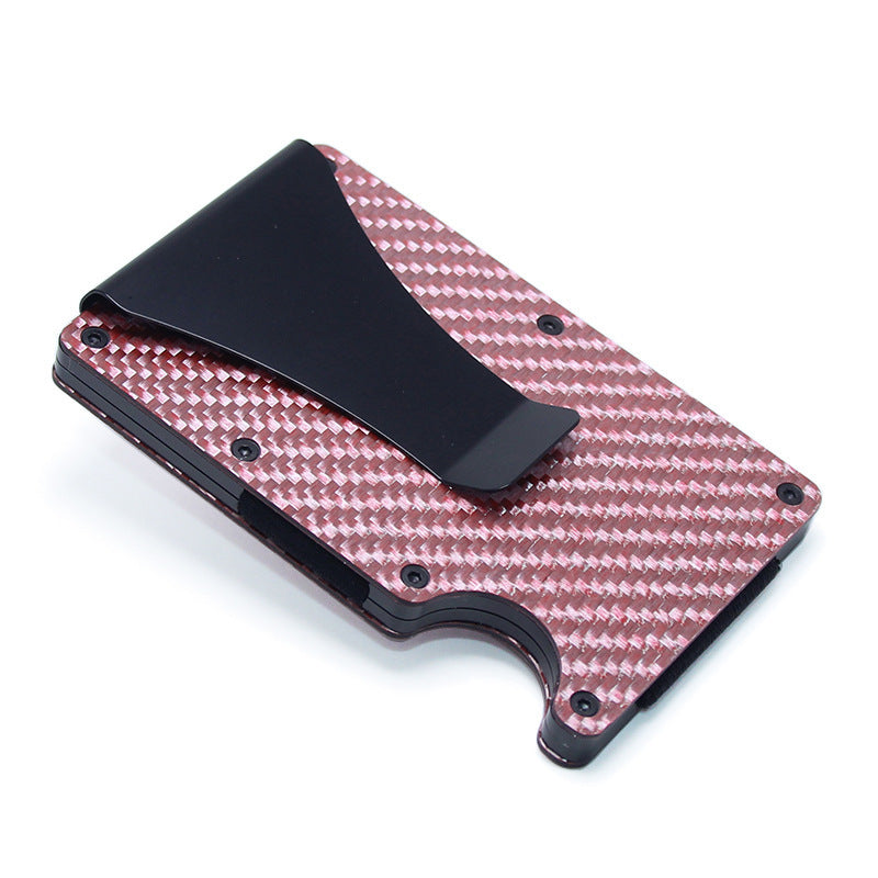 Sleek Carbon Fiber Wallet with Money Clip
