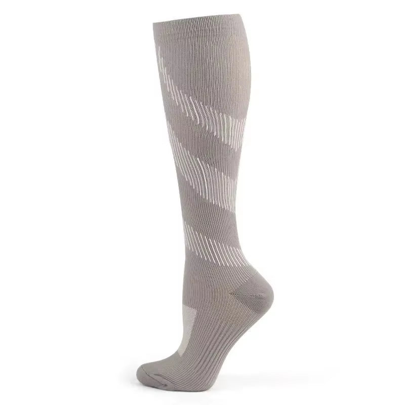 Compression Socks Varicose Diabetes Pregnancy 20-30Mmhg Sports Socks Gym Outdoor Marathon Fitness Football Cycling Elastic Socks
