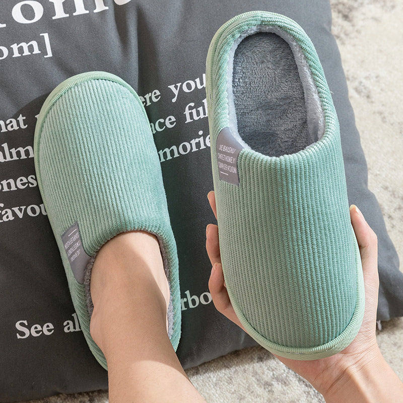 #26 - Corduroy Anti-Slip Plush Slippers