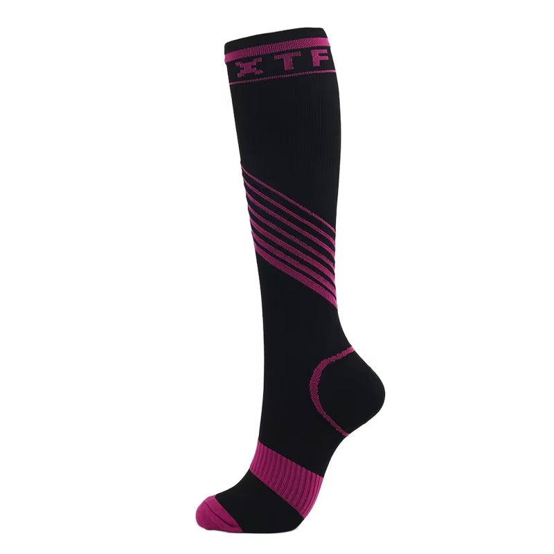 Compression Socks Varicose Diabetes Pregnancy 20-30Mmhg Sports Socks Gym Outdoor Marathon Fitness Football Cycling Elastic Socks