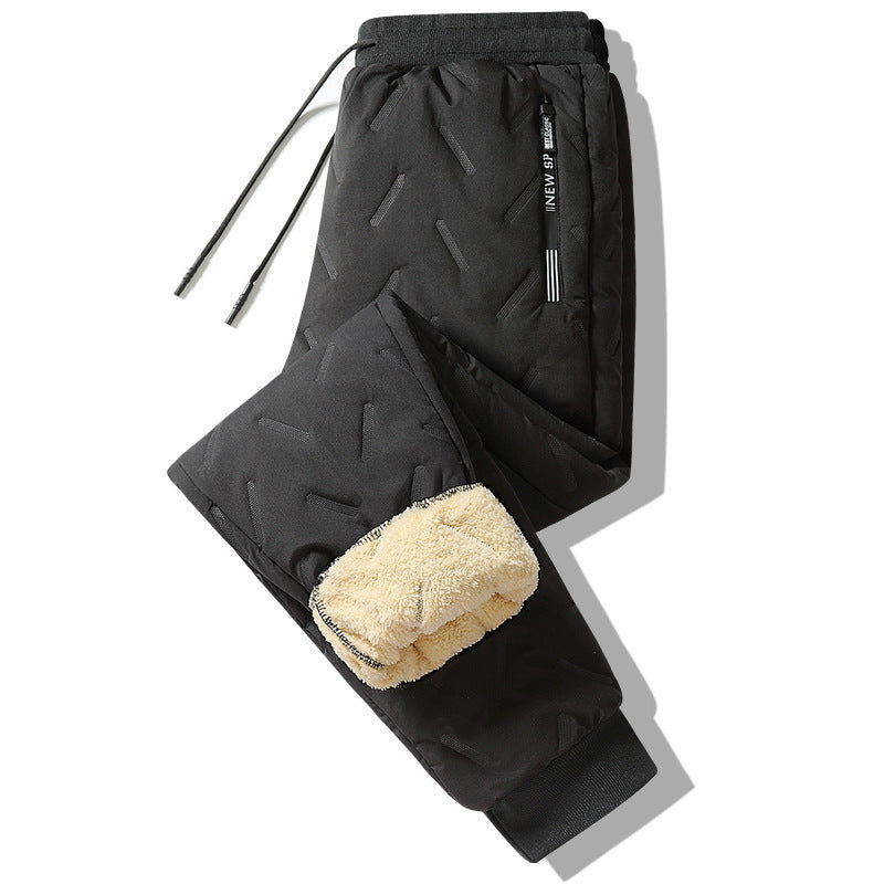 Men's Winter Plush Thick Fleece Thermal Pants