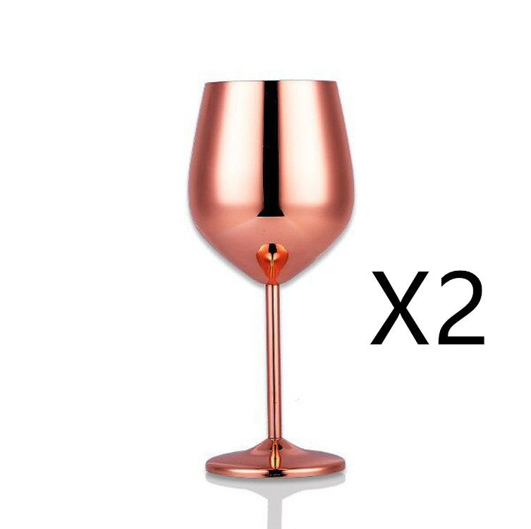 Stainless Steel Wine Goblets