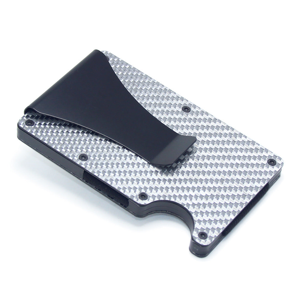 Sleek Carbon Fiber Wallet with Money Clip